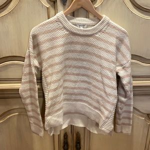 Adorable high-low cotton blend MADEWELL sweater